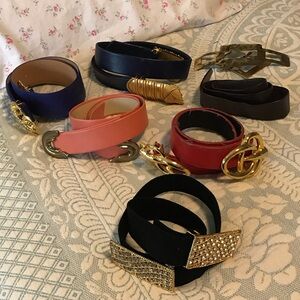 Doncaster Women's Belt Set interchangeable buckles